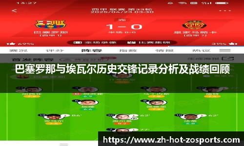 巴塞罗那与埃瓦尔历史交锋记录分析及战绩回顾